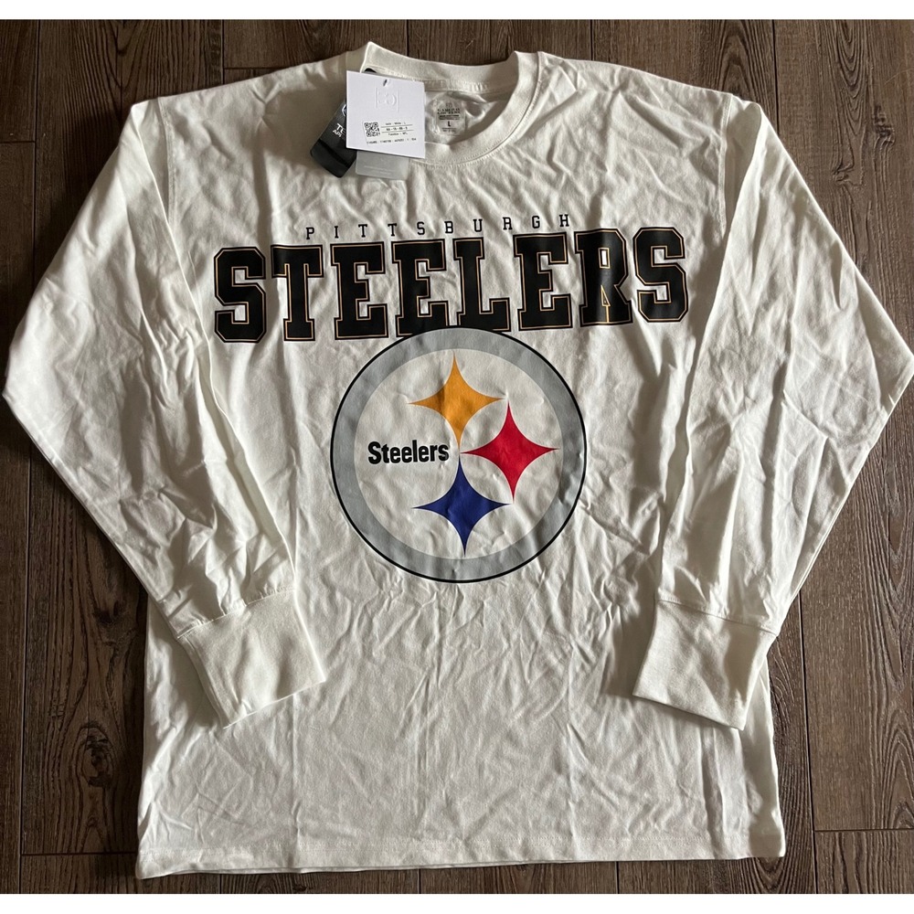 Gameday Couture Pittsburgh Steelers NFL Long Sleeve Graphic Tee White Large